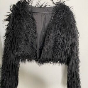 SHEIN Elegant Black Outerwear